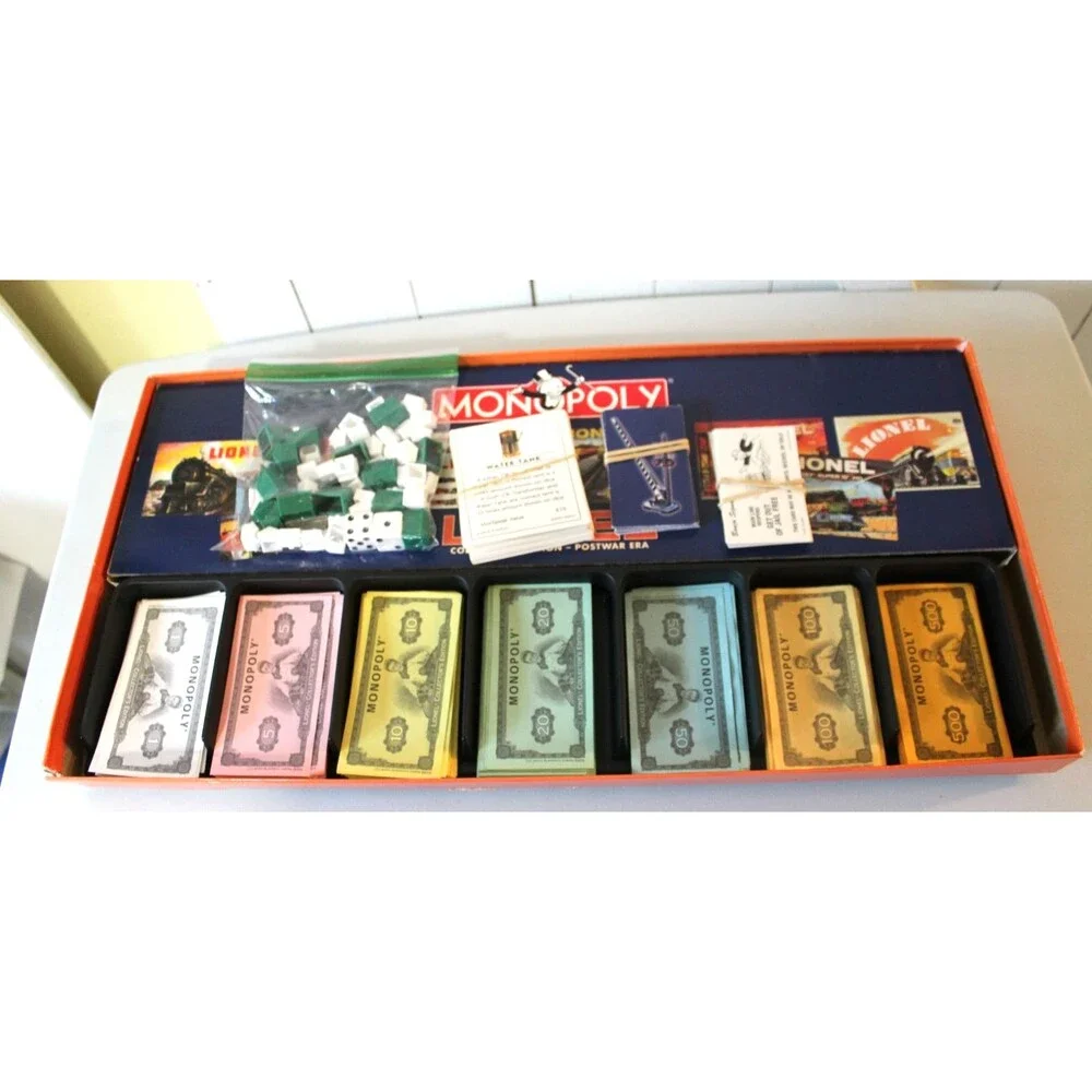 2000 USAopoly Lionel Monopoly Collector's Edition  Postwar Era Complete